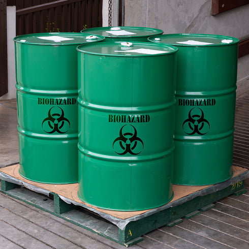 Biohazard Safety Symbol Stencil