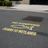No Dumping Drains to Wetlands Storm Drain Stencil