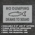 No Dumping Drains to Sound Storm Drain Stencil