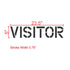Visitor Parking Lot Marking Stencil 5" measurements