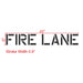 Fire Lane Stencil 6" Measurements