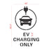 EV Charging Only Stencil