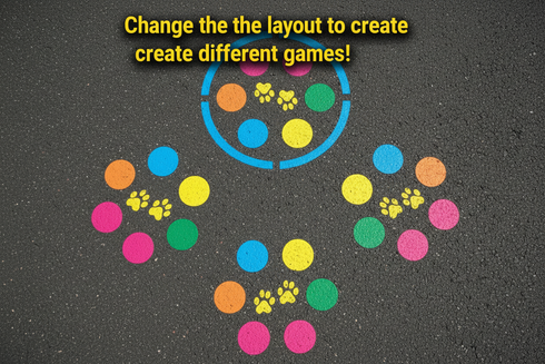 Playground Game Stencil | Copy Cat Game