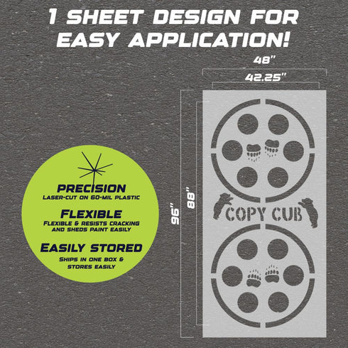 Playground Game Stencil | Copy Cat Game