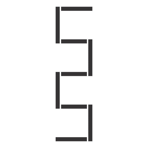 Zig Zag Playground Stencils