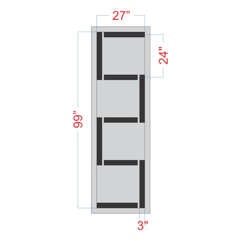Zig Zag Playground Stencils