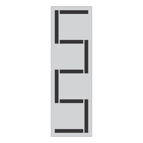 Zig Zag Playground Stencils