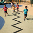Zig Zag Playground Stencils