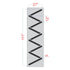 Zig Zag Playground Stencils
