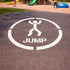 Fitness Circle Playground Stencils