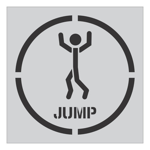 Fitness Circle Playground Stencils