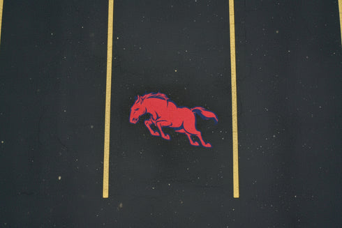 Leaping Bronco Mascot Stencil by Stencil Ease