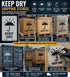 Keep Dry Shipping Symbol Stencil