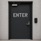 Enter Sign Stencil