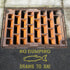 No Dumping Drains to Bay painted next to sewer drain