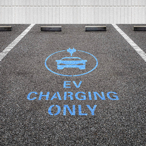 EV Charging Only Stencil
