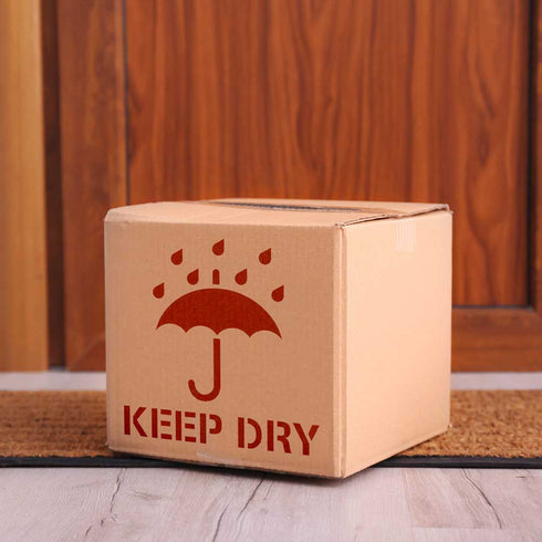 Keep Dry Shipping Symbol Stencil