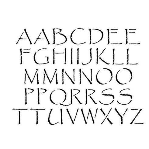 Ornate Letter and Number Stencil Sets