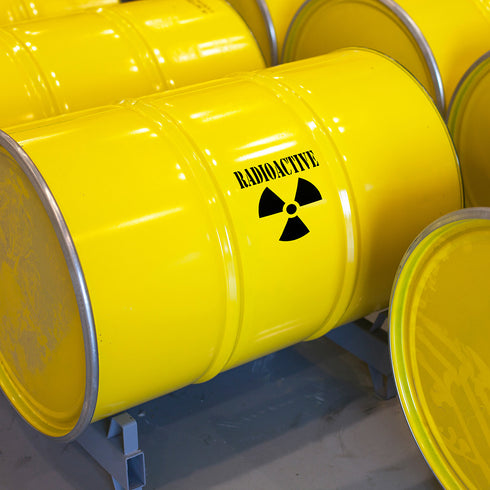 Radiation Safety Symbol Stencil