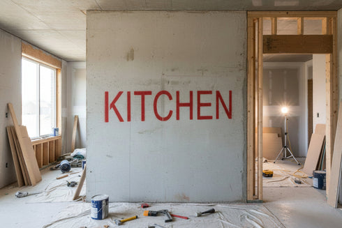 Residential Home Room Marking Stencil Set