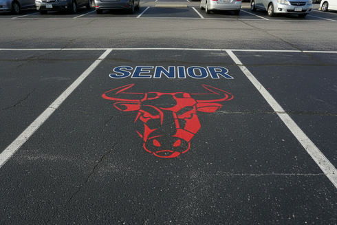 Bull Head Mascot Stencil by Stencil Ease