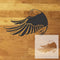 Eagle Landing Stencil  design mockup with inset of the stencil sheet