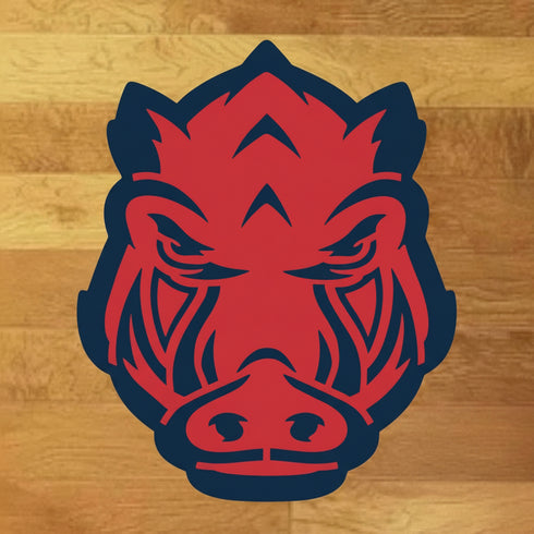 Hogs Mascot Athletic Stencil
