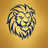 Lions Mascot Athletic Stencil