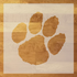 Tiger Paw Mascot Stencil