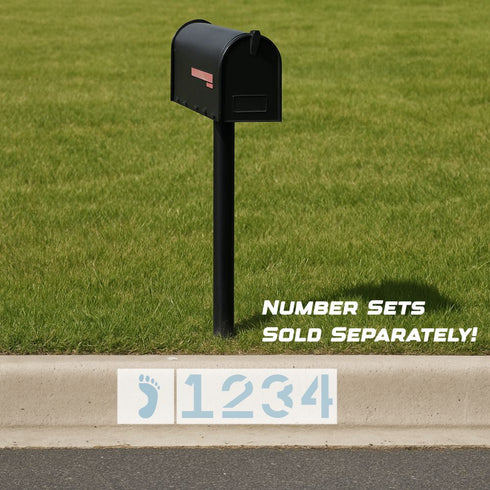 Tarheel Foot Curb Painting Stencil