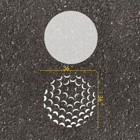Golf Ball Parking Space Stencil