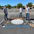 Golf Ball Parking Space Stencil