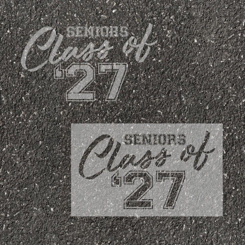 Varsity Class of Parking Space Stencil