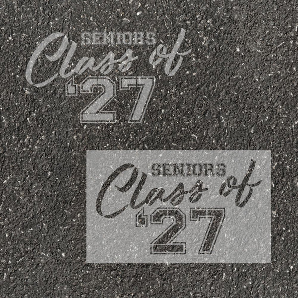Varsity Class of Parking Space Stencil