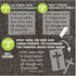 Instructions for using the Matthew Bible Verse parking space stencil on pavement with step-by-step guidance.