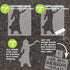 Details about the Taylor Swift silhouette parking space stencil.