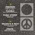 Details about the Peace Sign parking space stencil.