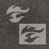 Flame Parking Space Stencils