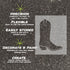 Details about the Cowboy Boot parking space stencil.