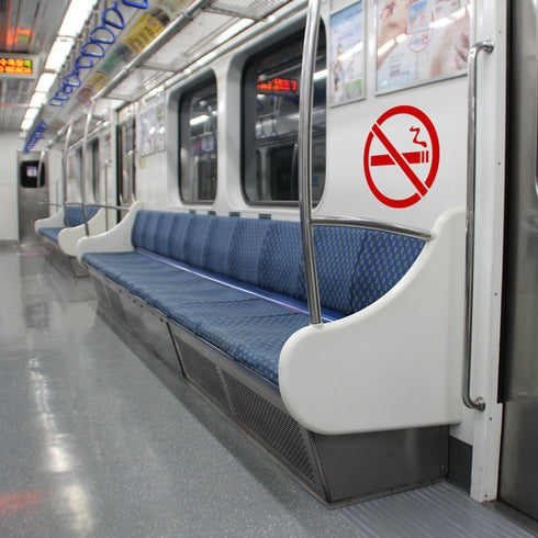 No Smoking Sign Stencil