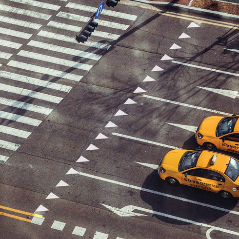 Crosswalk Yield Line Stencil