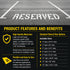 Highlights for the Reserved Parking Lot Stencil