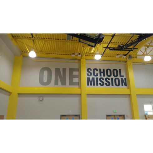 One School Mission - Custom Stencils for Sign and Graphics Shops