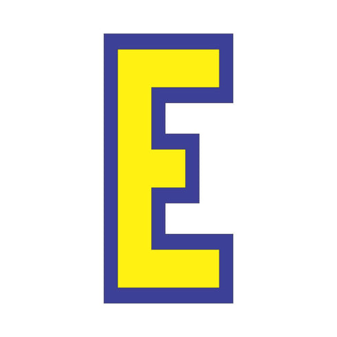 24 inch | Outline Letter "E" Stencil