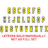 18 inch | Outline Letter Stencils Set