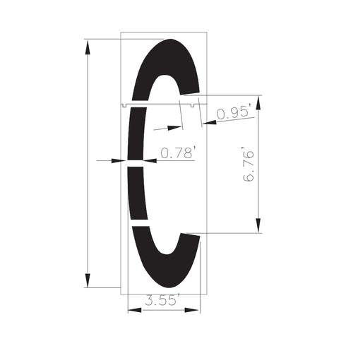 FAA Airport Taxiway Stencils 7 Foot