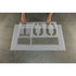 2 3 digit numbering parking lot spot stencil painting