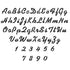 Alako Letter and Number Stencil Sets