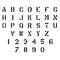 Military Letter and Number Stencil Sets