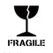 Fragile Freight Marking Stencil